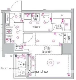 ベルシード森下Ⅱ【6階】の間取り