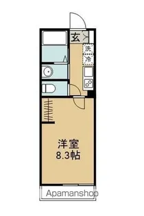 ポミエ・LULU中倉【1階】の間取り