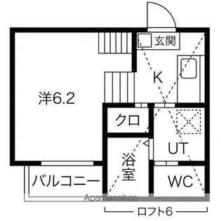 レクセルズ【2階】の間取り