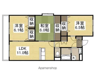 ユーミー老松【2階】の間取り