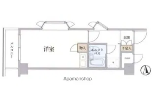 品川大井町スカイレジテル【3階】の間取り
