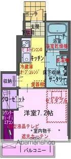 CASA BERGE【102号室】の間取り