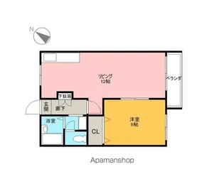 コンフォート8【1階】の間取り