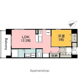 アールヴォレ楠木【11階】の間取り