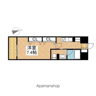 フレールコート東別院【1階】の間取り