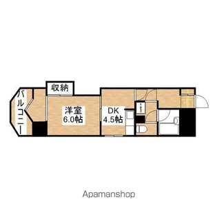秋月ハイツ【1106号室】の間取り