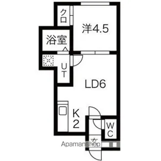 ファミーユB・P【3階】の間取り