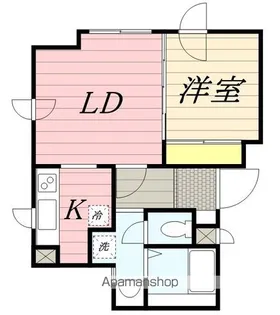 ワイエム南平岸【102号室】の間取り
