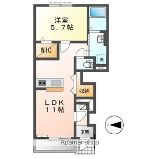 グレースⅢ【1階】の間取り