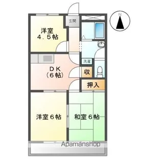 グランドポリス92【1階】の間取り