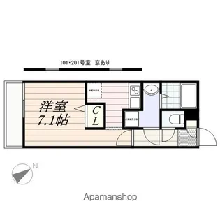 リブリ・CLOVER【1階】の間取り