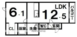 プラシードⅣ【3階】の間取り