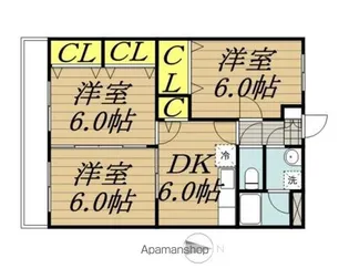 アイデイズ【1A号室】の間取り