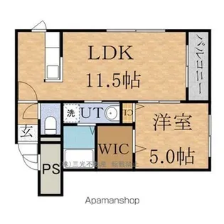 マストライフ南4条【4階】の間取り