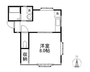 ビ・マッチライク【202号室】の間取り