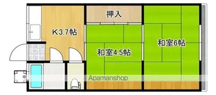 白梅ハイツ【3階】の間取り