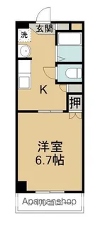サンセール二軒屋イースト【306号室】の間取り