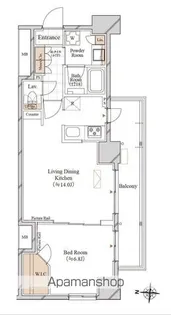 ブランシエスタ両国【2階】の間取り