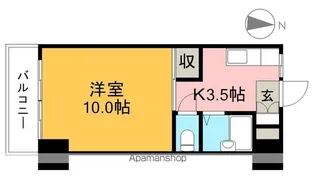 サンシティ2【2階】の間取り