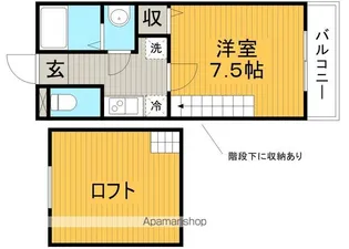アルファステージAPM【1階】の間取り