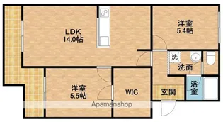 ハイクレストサンシャインⅠ【3階】の間取り