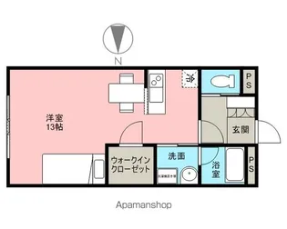 ラス・カサス【302号室】の間取り