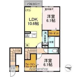 アレグリア【2階】の間取り