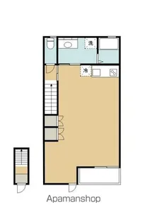 NOBLE郡家【104号室】の間取り