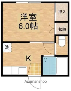 ホワイトハウスⅢ【1階】の間取り