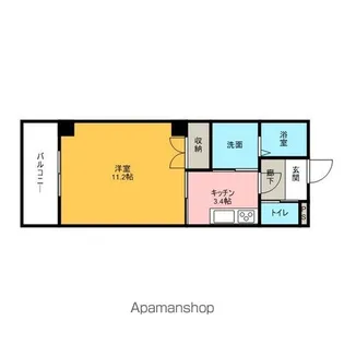 リヴェールⅡ【403号室】の間取り