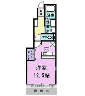 ゼファー徳重【1階】の間取り
