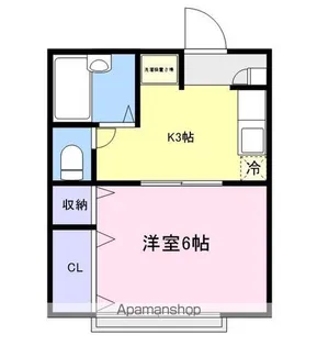アジュール北陽【105号室】の間取り