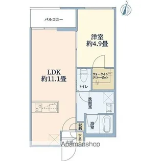 ウェルスクエア豊中本町【1階】の間取り