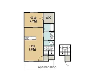 ヒッポ祇園【2階】の間取り