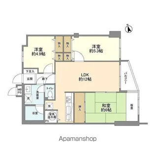 パレ二子玉川【2階】の間取り