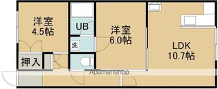 SIDEWAYS美原Ⅱ(サイドウェイズミハラツー)【203号室】の間取り