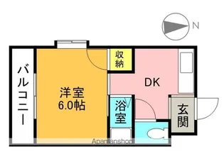 津之江パークハイツ2号館【3階】の間取り