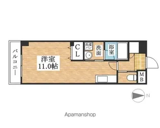 セントラルスクエア岩倉【2階】の間取り