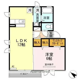 ファミーユ侑早乃【2階】の間取り
