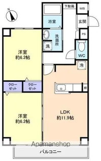 LA MIA CASA【3階】の間取り