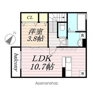 ブルーメ【2階】の間取り