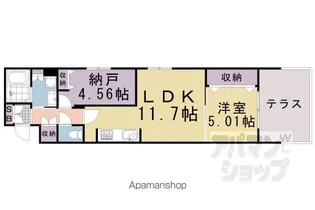 LAVITA三条【102号室】の間取り