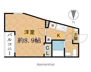 ヒルズ子安町【1階】の間取り