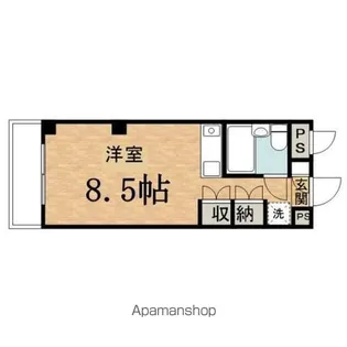 A&U百草園【107号室】の間取り