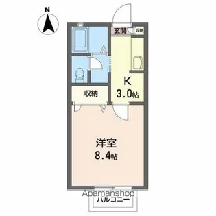 バーディーハウス【2階】の間取り