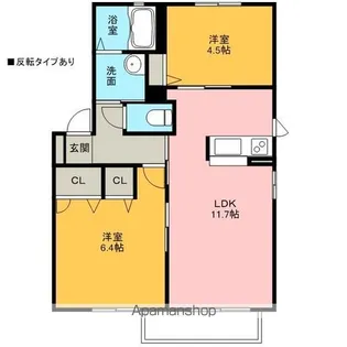 メゾン南【202号室】の間取り