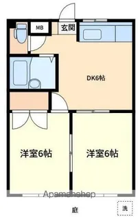 Mパレス東小岩【103号室】の間取り