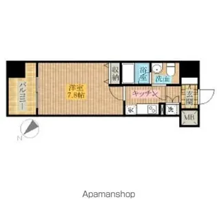 グラントゥルース田端【3階】の間取り