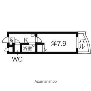 パックス荒畑【4-C号室】の間取り