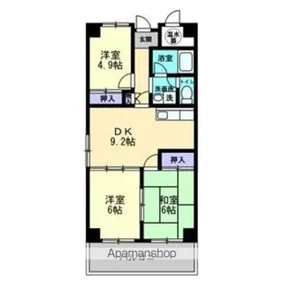 アーバン茜【9階】の間取り